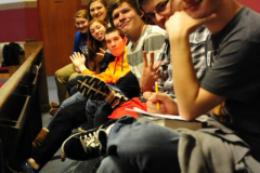 Church Christian Bordentown New Jersey Youth Group back pew